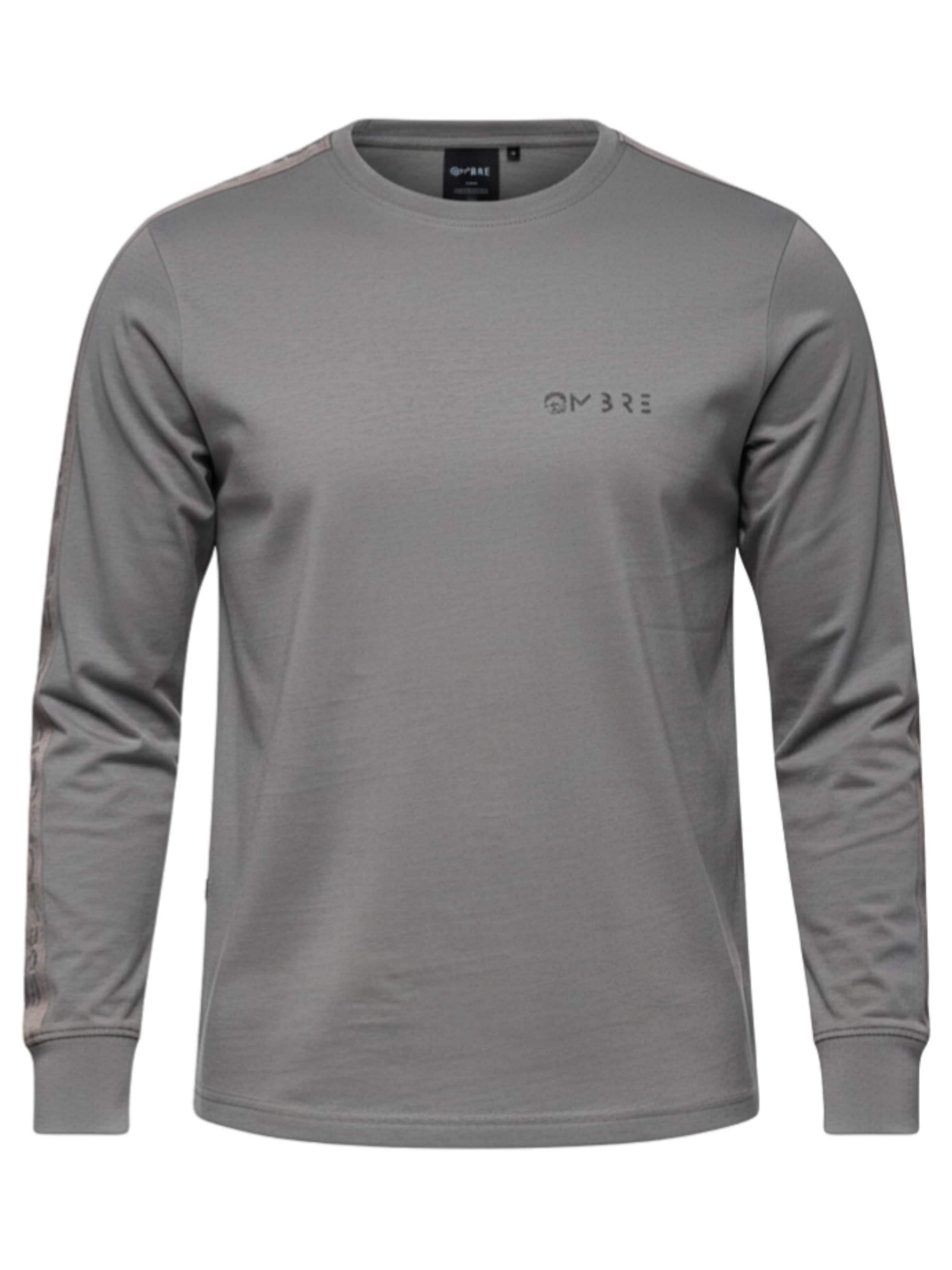 Ombre Shirt in Grijs: voorkant