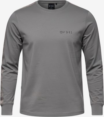 Ombre Shirt in Grau: Vorderseite