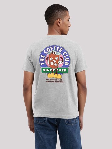F4NT4STIC Shirt 'Coffee Club' in Grijs