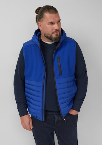 s.Oliver Bodywarmer in Blauw: voorkant