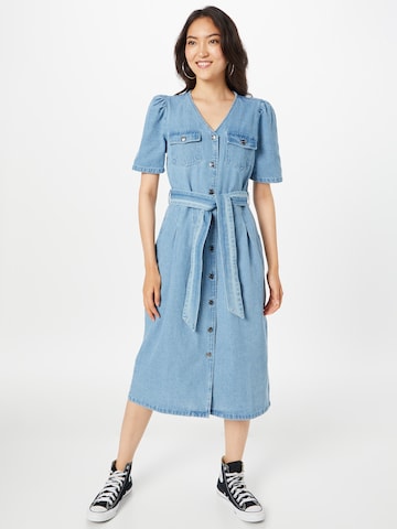 NÜMPH Shirt Dress 'JENNA' in Blue: front