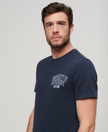 Superdry Shirt 'Athletic College' in Blue