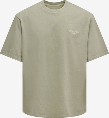 T-Shirt Salsa Jeans en vert : devant