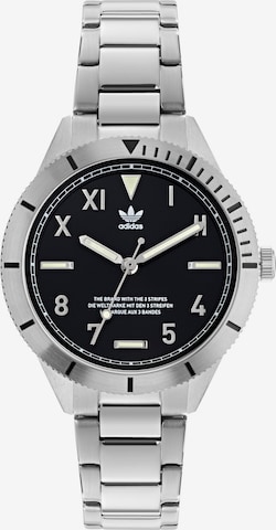 ADIDAS ORIGINALS Analog Watch in Silver: front