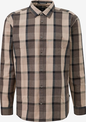 QS Hemd in Braun: Vorderseite