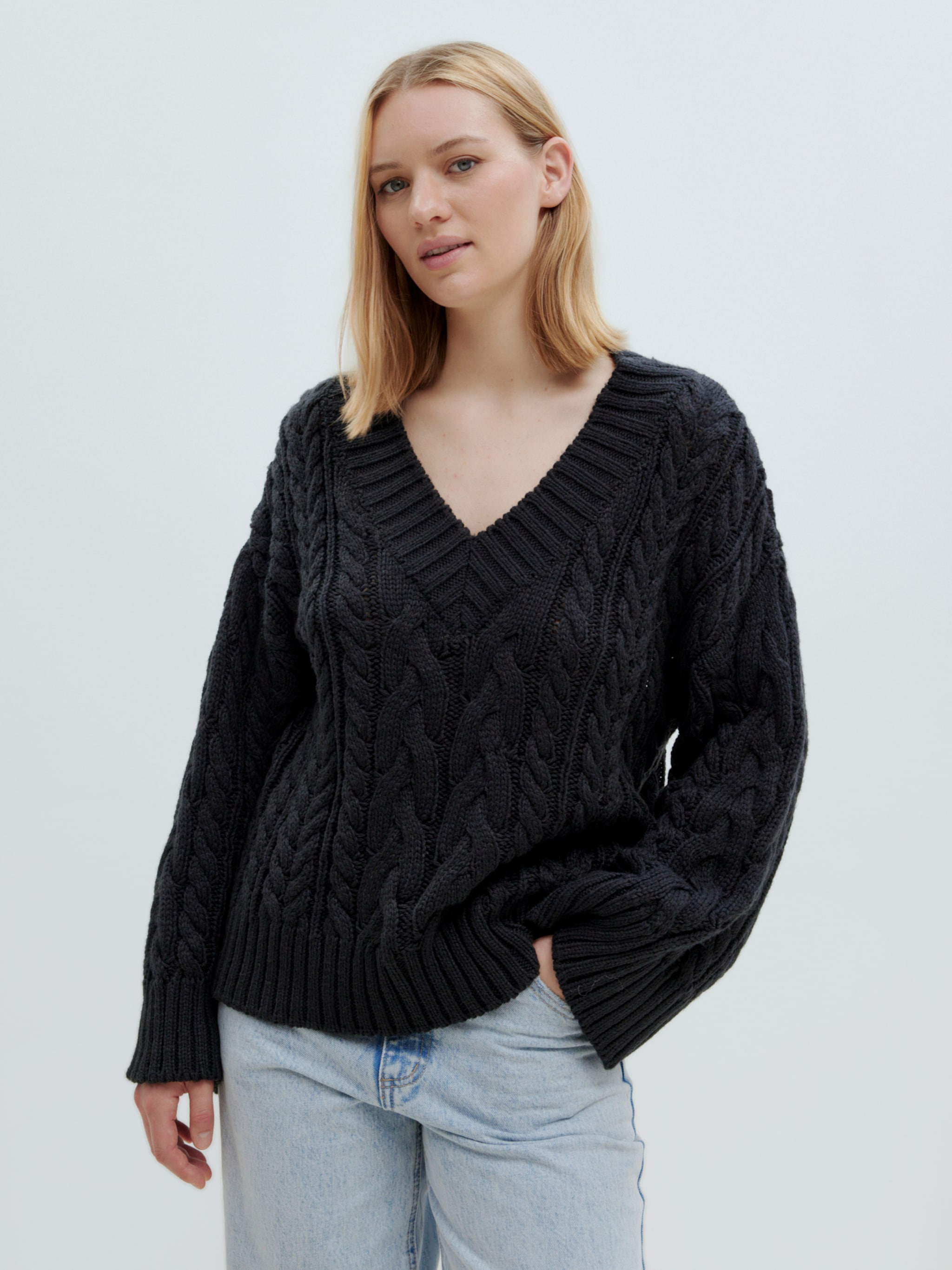EDITED Produits Pull-over 'Alizee' noir