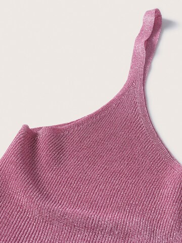 Tops en tricot 'KLING' MANGO en rose