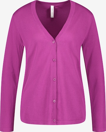 GERRY WEBER Knit Cardigan in Purple: front