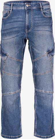 Regular Jean ' 6 Pocket Cargo Style ' Mill&Tailor en bleu : devant