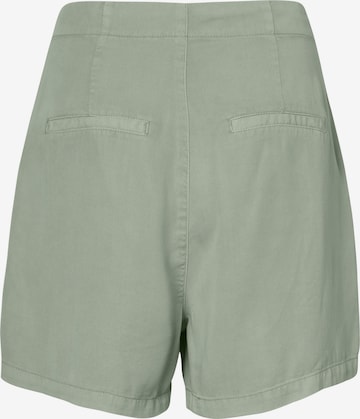 VERO MODA Regular Pleat-Front Pants 'Mia' in Green