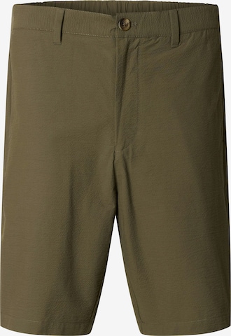 SELECTED - Pantalón chino 'Karl' en verde: frente
