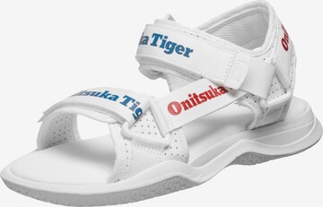 Onitsuka Tiger Sandals 'Ohbori' in White: front