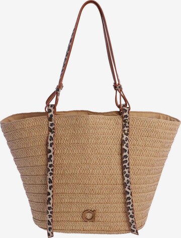 Amichi - Bolsa de playa 'Soleil' en marrón: frente