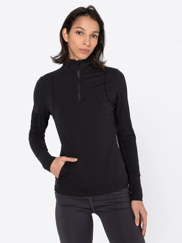 ONLY PLAY Performance Shirt 'EVALDA' in Black: front
