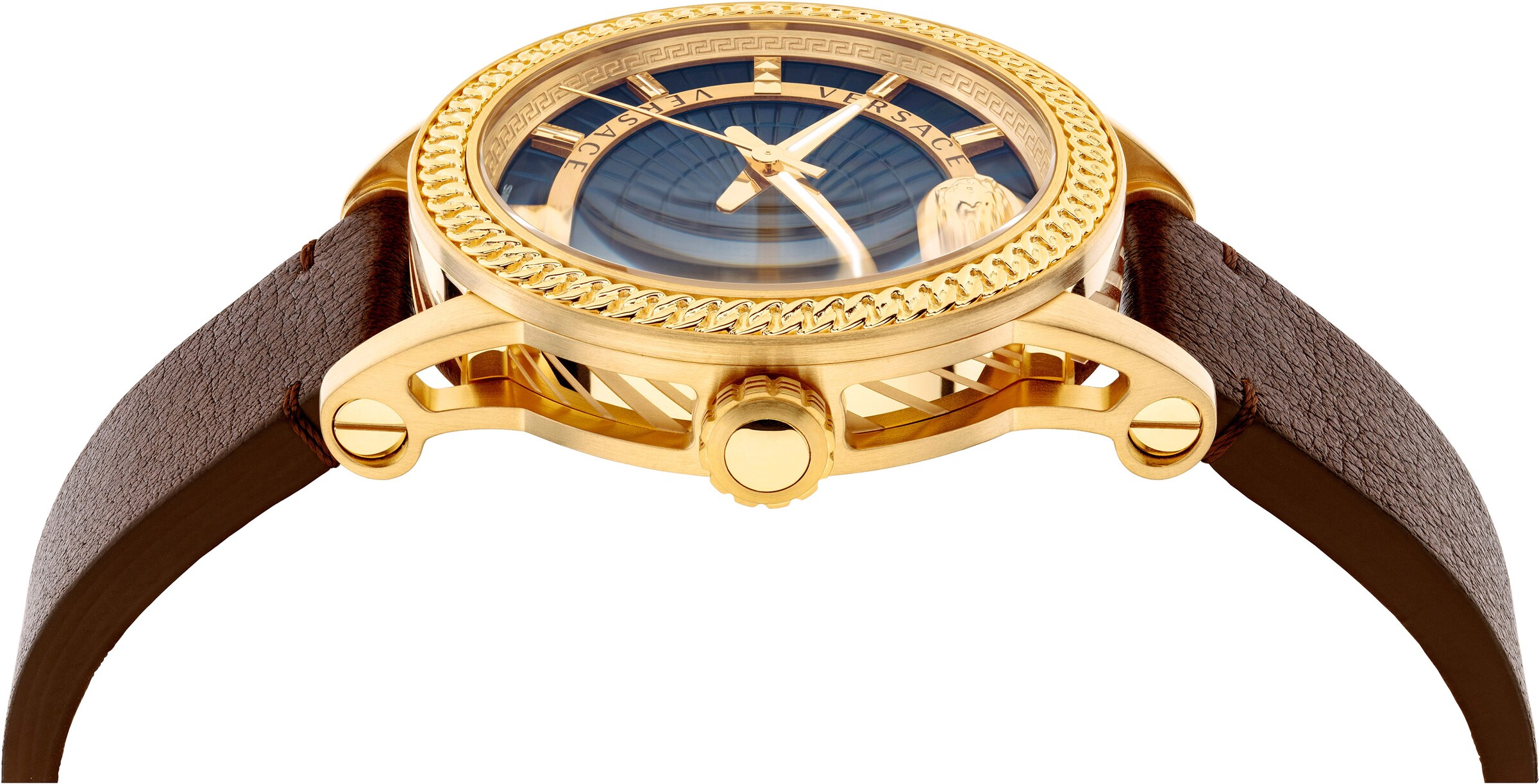 VERSACE Analog watch in Brown