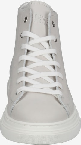 Steven New York High-Top Sneakers in White