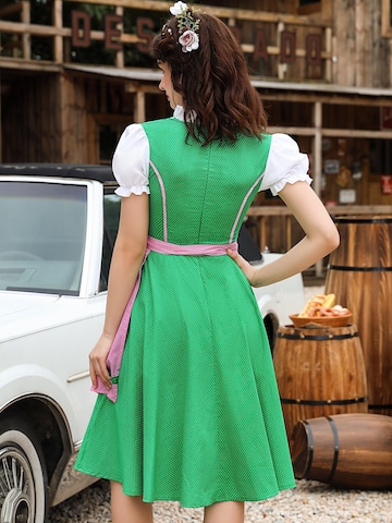 Yesfashion Dirndl w kolorze zielony