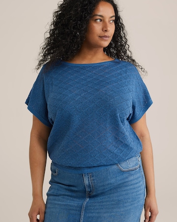 WE Fashion - Jersey en azul: frente