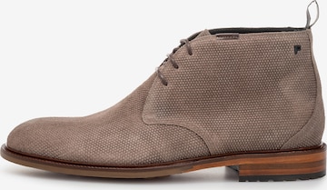 Floris van Bommel Lace-Up Boots 'De Normer 01' in Brown: front