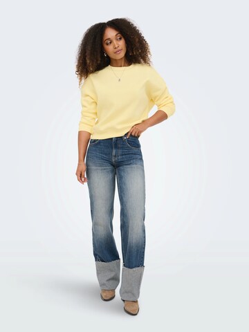 ONLY Sweatshirt in Yellow