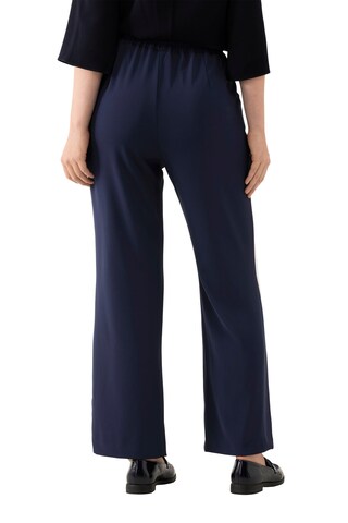 Ulla Popken Wide Leg Hose in Blau