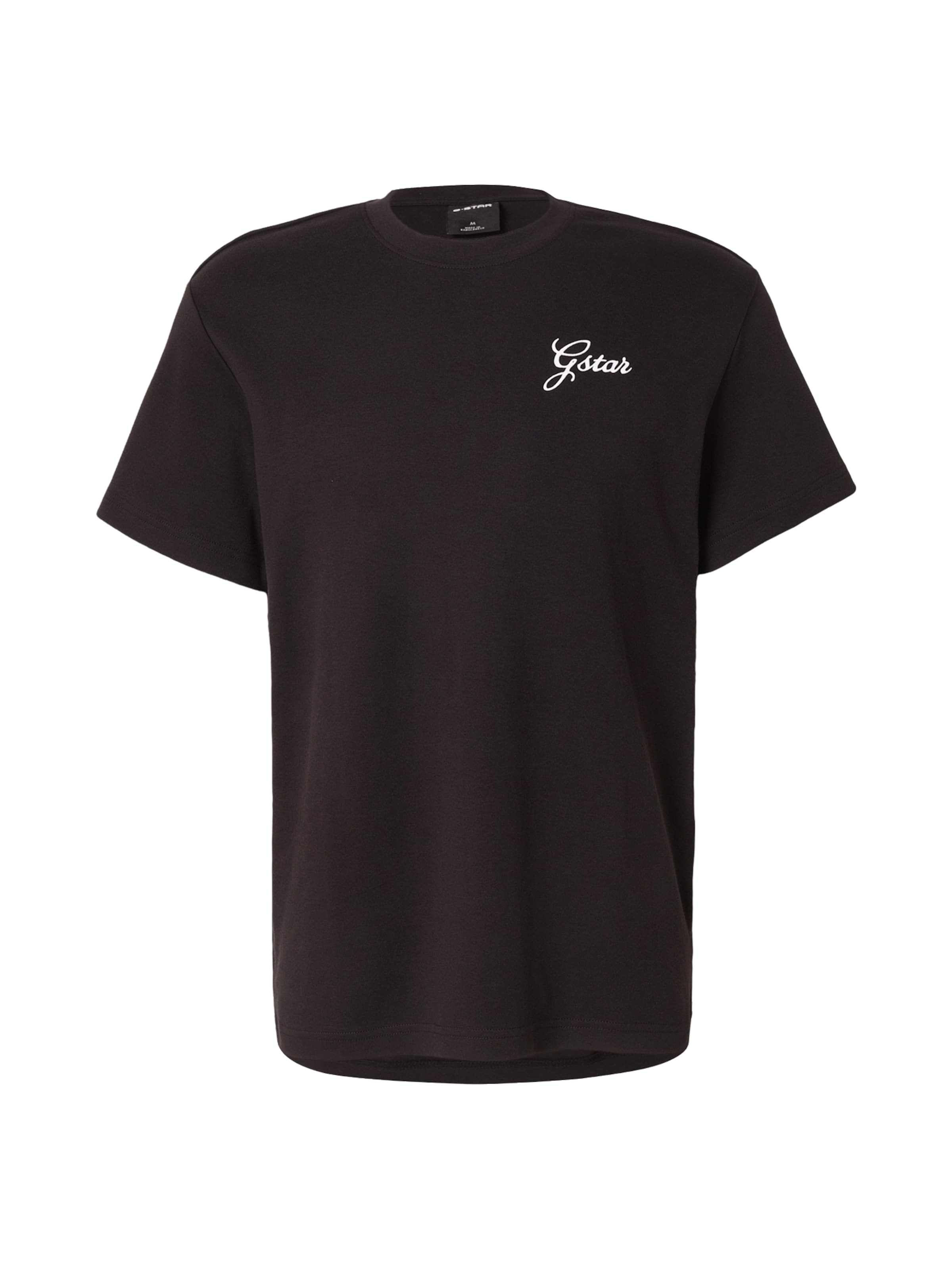 G-STAR T-shirt i svart: framsida