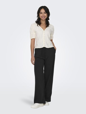 Wide leg Pantaloni 'ONLTIZANA' di ONLY in nero