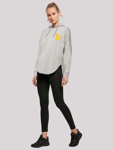 F4NT4STIC Sweatshirt 'Yellow Rubber Duck' in Grijs