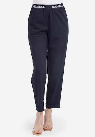 HELMIDGE Loosefit Chinohose in Blau: predná strana