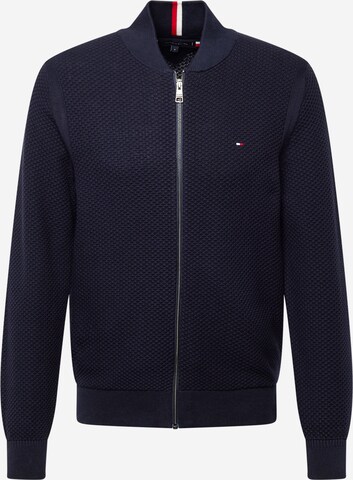 TOMMY HILFIGER Knit Cardigan in Blue: front