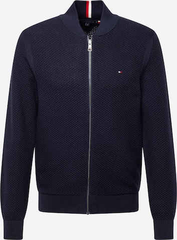 TOMMY HILFIGER Gebreid vest in Blauw: voorkant