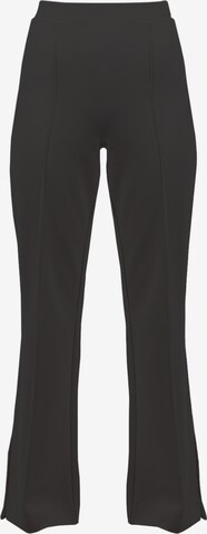 Suri Frey Boot cut Pleat-Front Pants ' SFY Freyday ' in Black: front