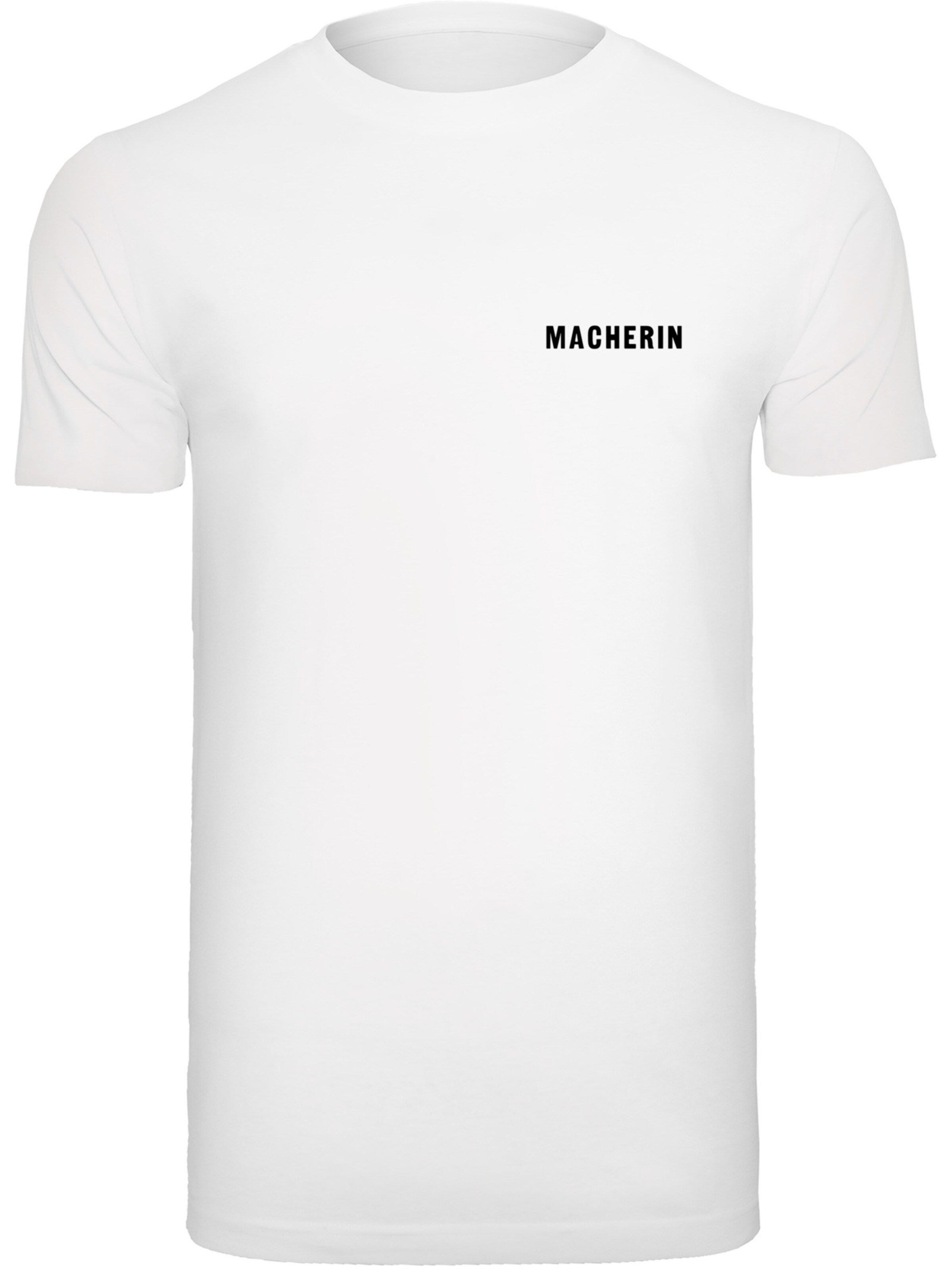 F4NT4STIC T-Shirt 'Macherin' en noir / blanc, Vue avec produit