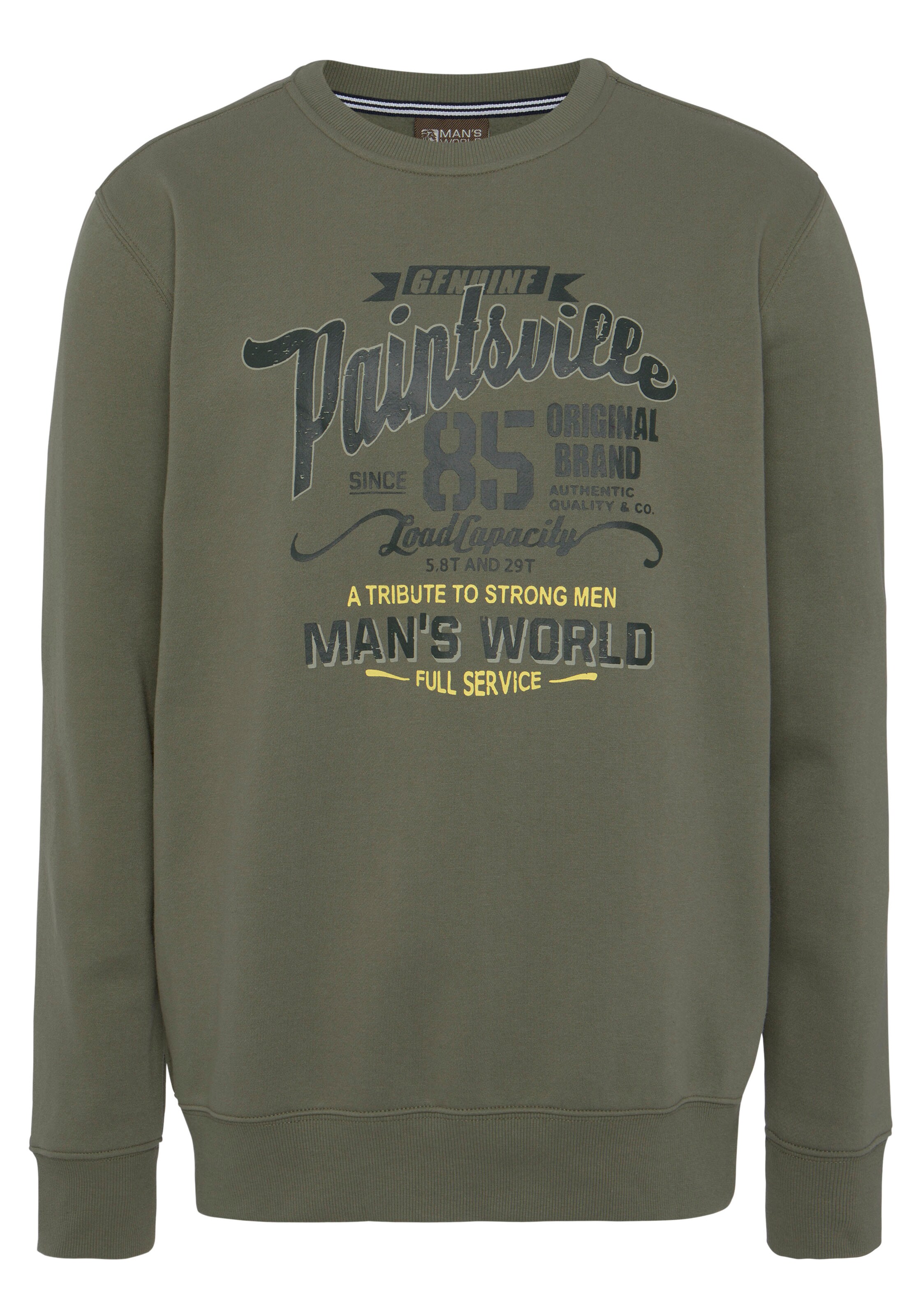 Man's World Sweatshirt in Grün: Vorderseite