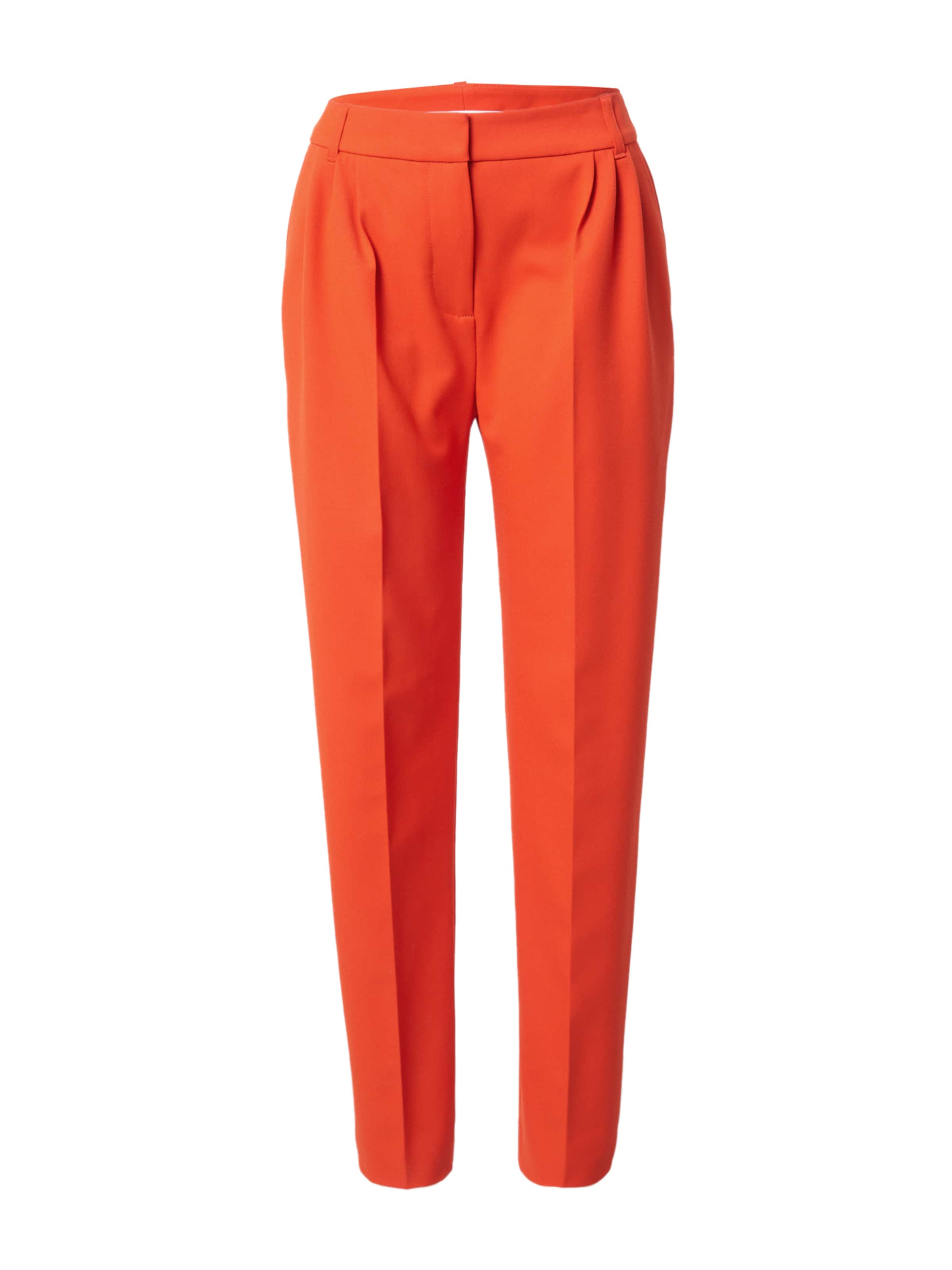 Samsøe Samsøe Lużny krój Spodnie w kant 'MEME' w kolorze pomarańczowy: przód