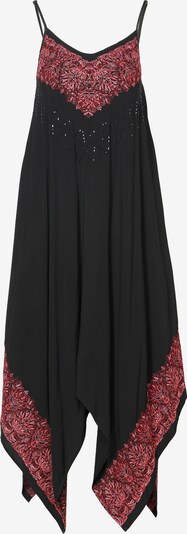 KOROSHI Letnia sukienka w kolorze różowy / czerwony / czarnym, Podgląd produktu
