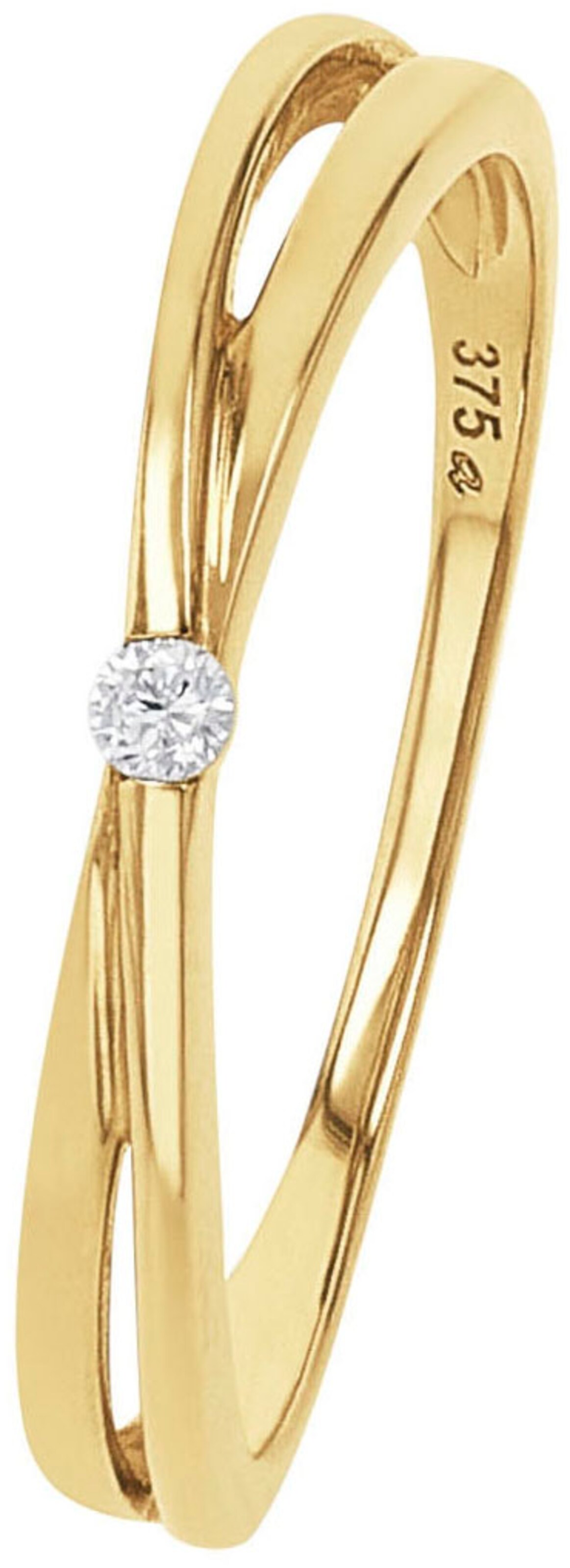 AMOR Ring in Gold: Vorderseite