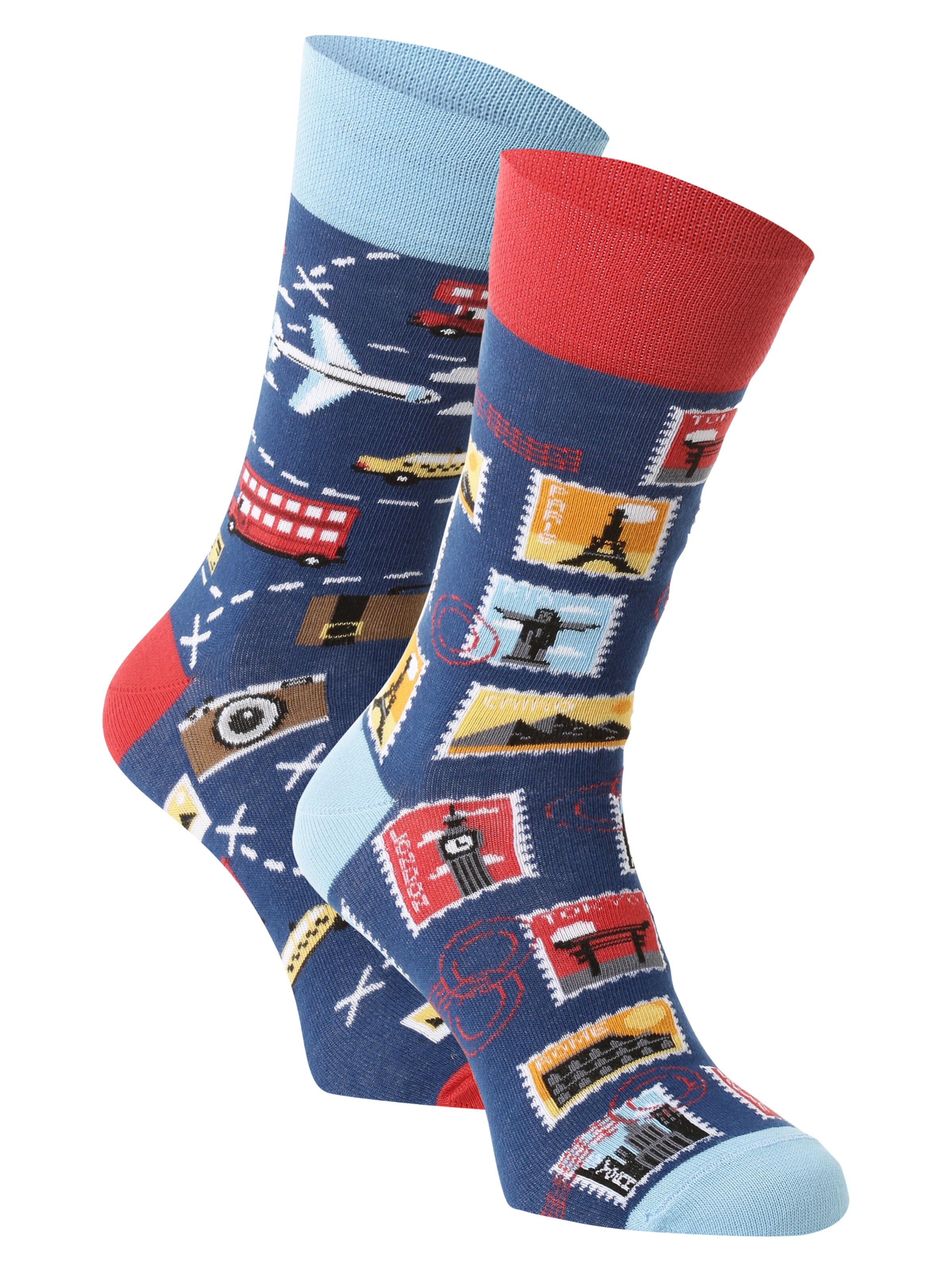 Many Mornings Socken in Mischfarben: Vorderseite