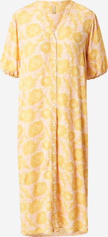 Robe-chemise 'DARA' Soyaconcept en jaune : devant