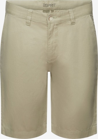 ESPRIT Regular Chino in Groen: voorkant