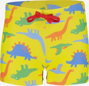 Shorts de bain BLUE SEVEN en jaune : devant