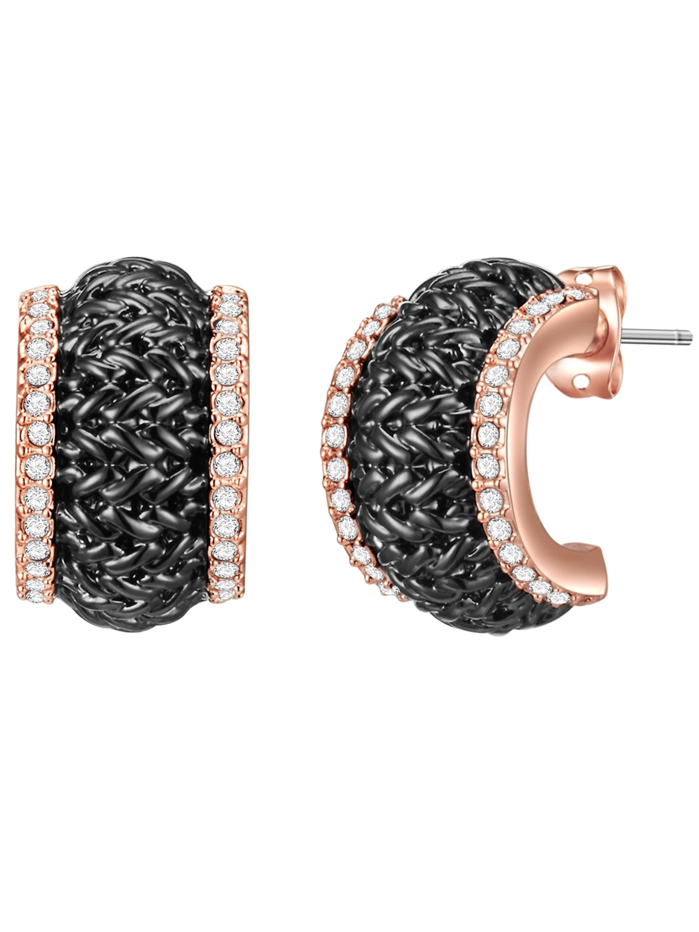 Orecchini di Lulu & Jane in nero: frontale