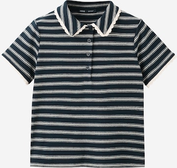 MANGO Tričko 'LIRIA' – modrá: přední strana