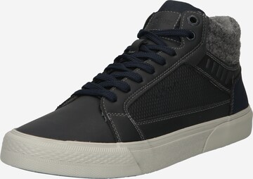 s.Oliver Sneakers hoog in Blauw: voorkant