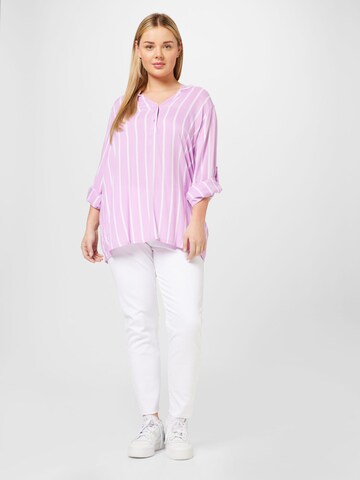 KAFFE CURVE Blouse 'SIDA' in Purple