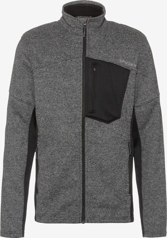 Spyder Funktionsfleecejacke 'Bandit' in Grau: predná strana