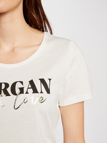 Maglietta di Morgan in bianco