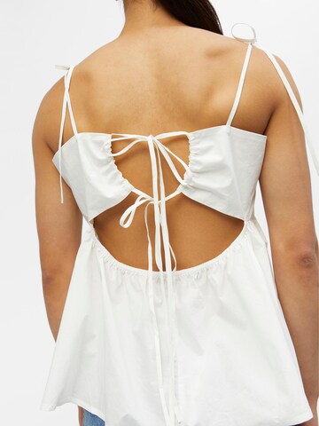 OBJECT - Top 'LUNAH' en blanco