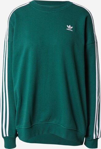 Bluză de molton 'Adicolor Classics ' de la ADIDAS ORIGINALS pe verde: față