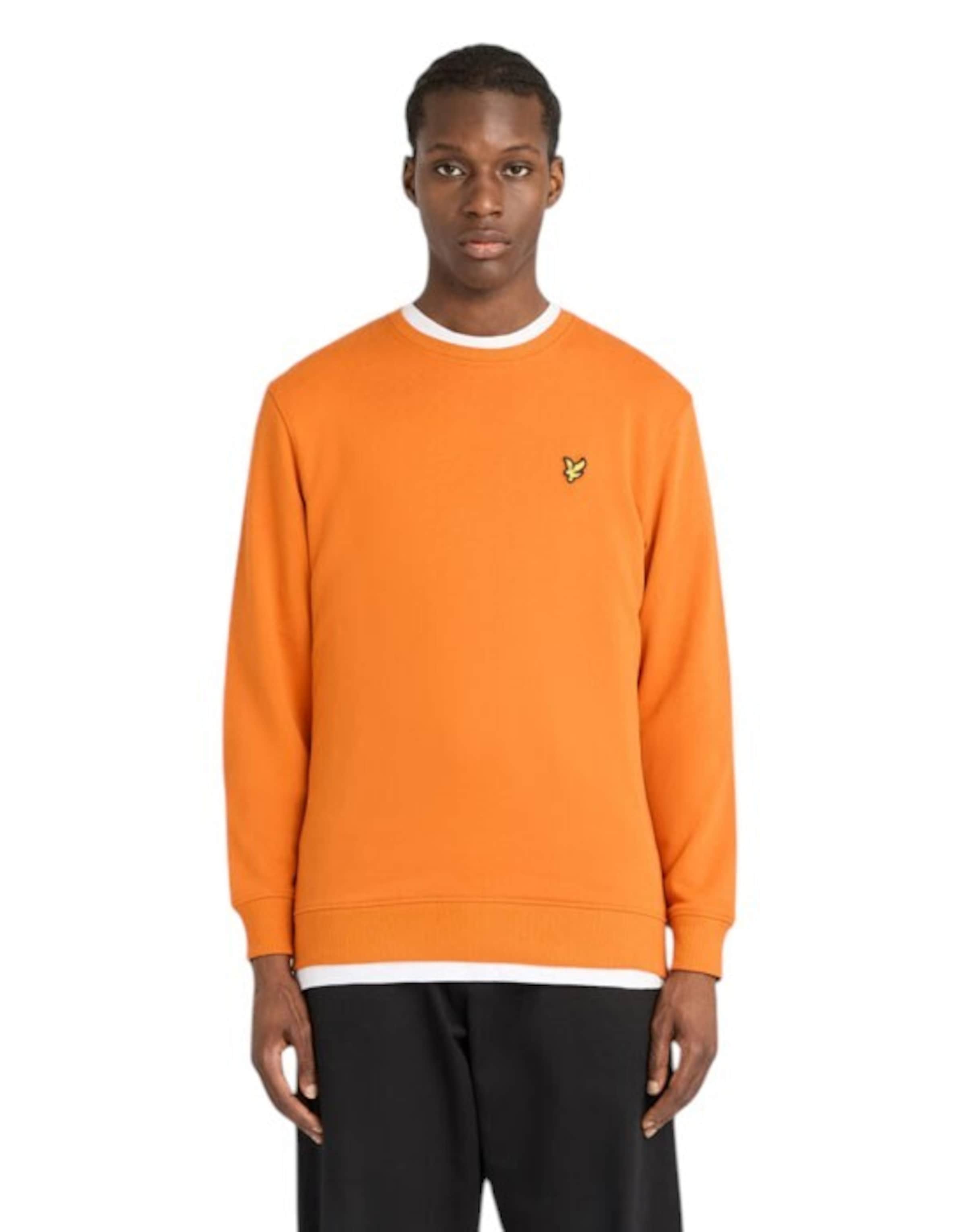 Lyle & Scott Sweatshirt in Orange: front